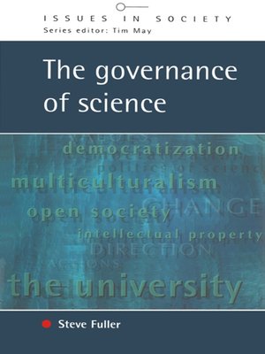 cover image of The Governance of Science